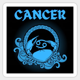 Cancer Crab Gothic Style Sticker